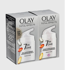 Olay Total Effects 7 in One Day Cream 50ml + Night Cream 50ml SPF 15 Combo 