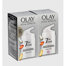 Olay Total Effects 7 in One Day Cream 50ml + Night Cream 50ml SPF 15 Combo 