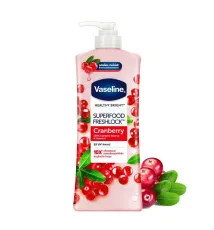 Vaseline Super Food Fresh Look Cranberry Body Lotion-320ml