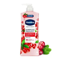 Vaseline Super Food Fresh Look Cranberry Body Lotion-320ml