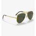 Ray.Ban Sunglass RB3625 New Aviator, GLD SHN, GRN