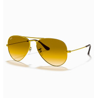 Ray.Ban Sunglass  Aviator Gradient Brn Lns, Gld Shn 