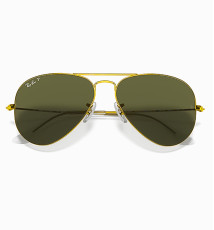 Ray.Ban Sunglass RB2025, Gld, Grn Pol