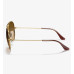 Ray.Ban Sunglass RB3025 Aviator Gradient, Gld Shy, Brn Grd 