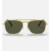 Ray Ban Sunglass RB3636 New CARVAN, GLD SHN, GRN