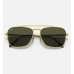 Ray Ban Sunglass RB3636 New CARVAN, GLD SHN, GRN