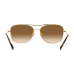 Ray Ban RB3799, GLD FRME, BRN LENS