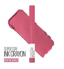 MAYBELLINE - SuperStay Ink Crayon Matte Longwear Lipstick Run the World 80-0.04 oz (1.1 g)