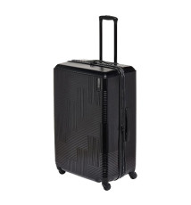 American Tourister Stratum XLT Expandable Hardside Luggage With Spinner Wheels, Jet Black, Checked-Large 28 Inch 