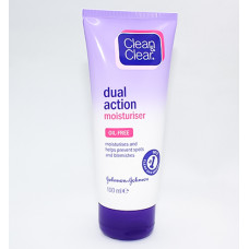 Clean & Clear Dual Action Moisturiser - 100ml