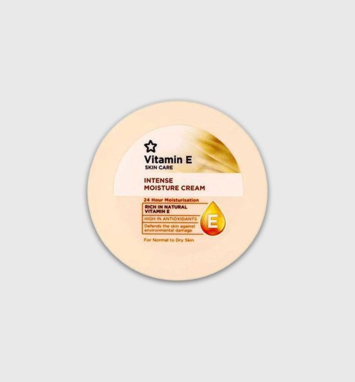 Superdrug VITAMIN E SKIN CARE INTENSE MOISTURE CREAM -100ML 
