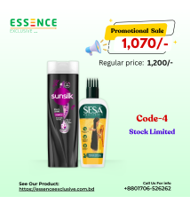 SESA HAIR OIL-100ML+SUNSILK BLACK SHINE SHAMPOO 320ML