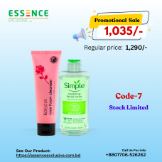 SIMPLE FACIAL TONER-200ML+ KOELCIA ROSE CLEANSER-120 G